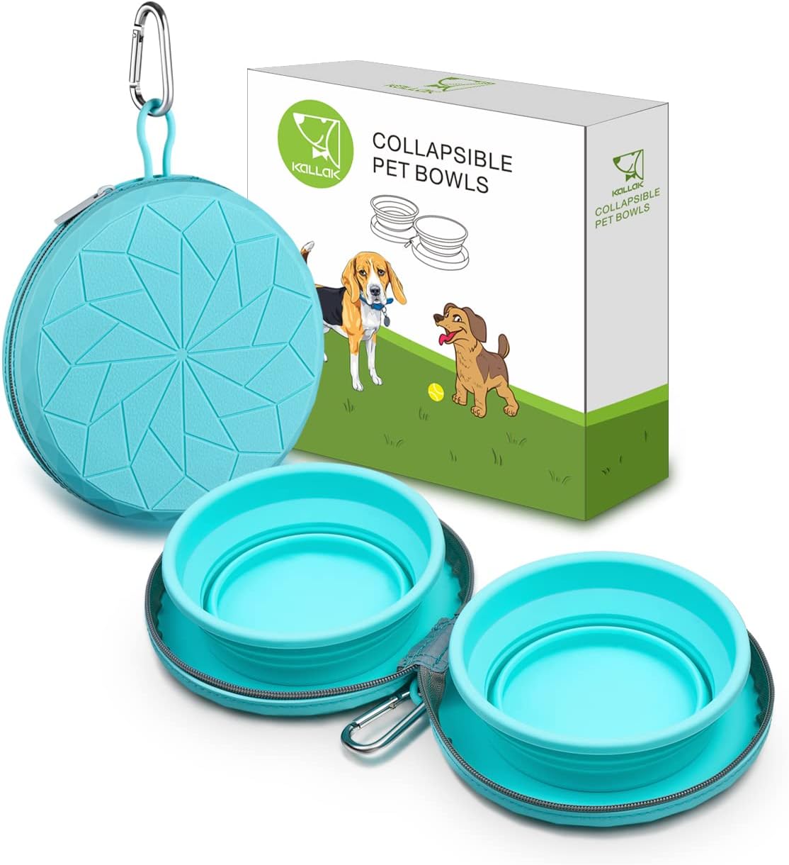 Collapsible Travel Food and water bowls