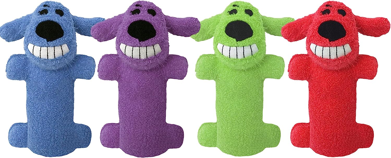Dog loofah toys