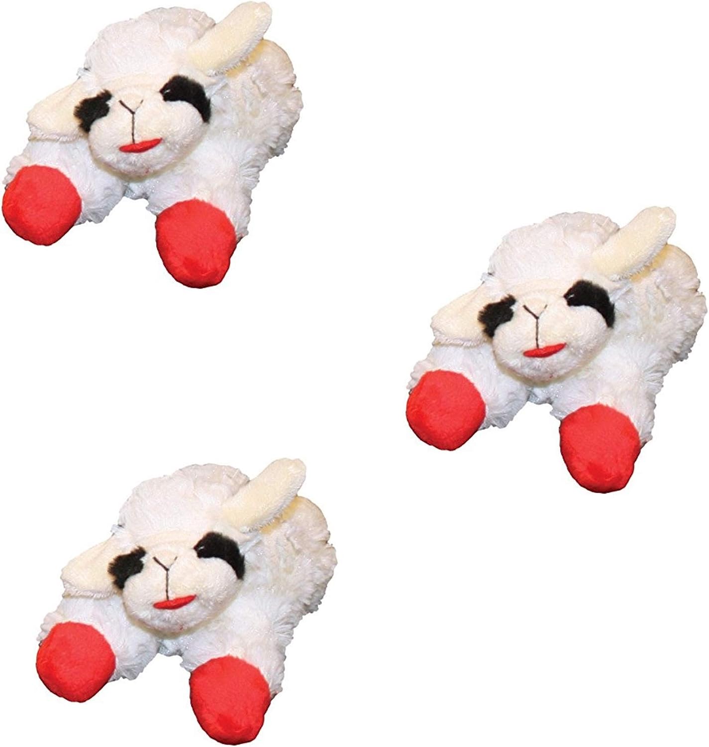 Lambchop Dog Squeaky Toy 3 Pack