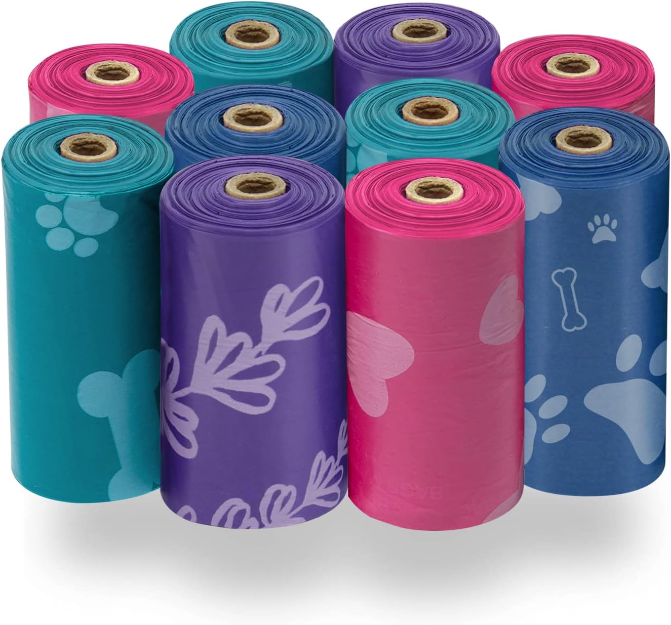 Multicolored Poop Bags for Dogs