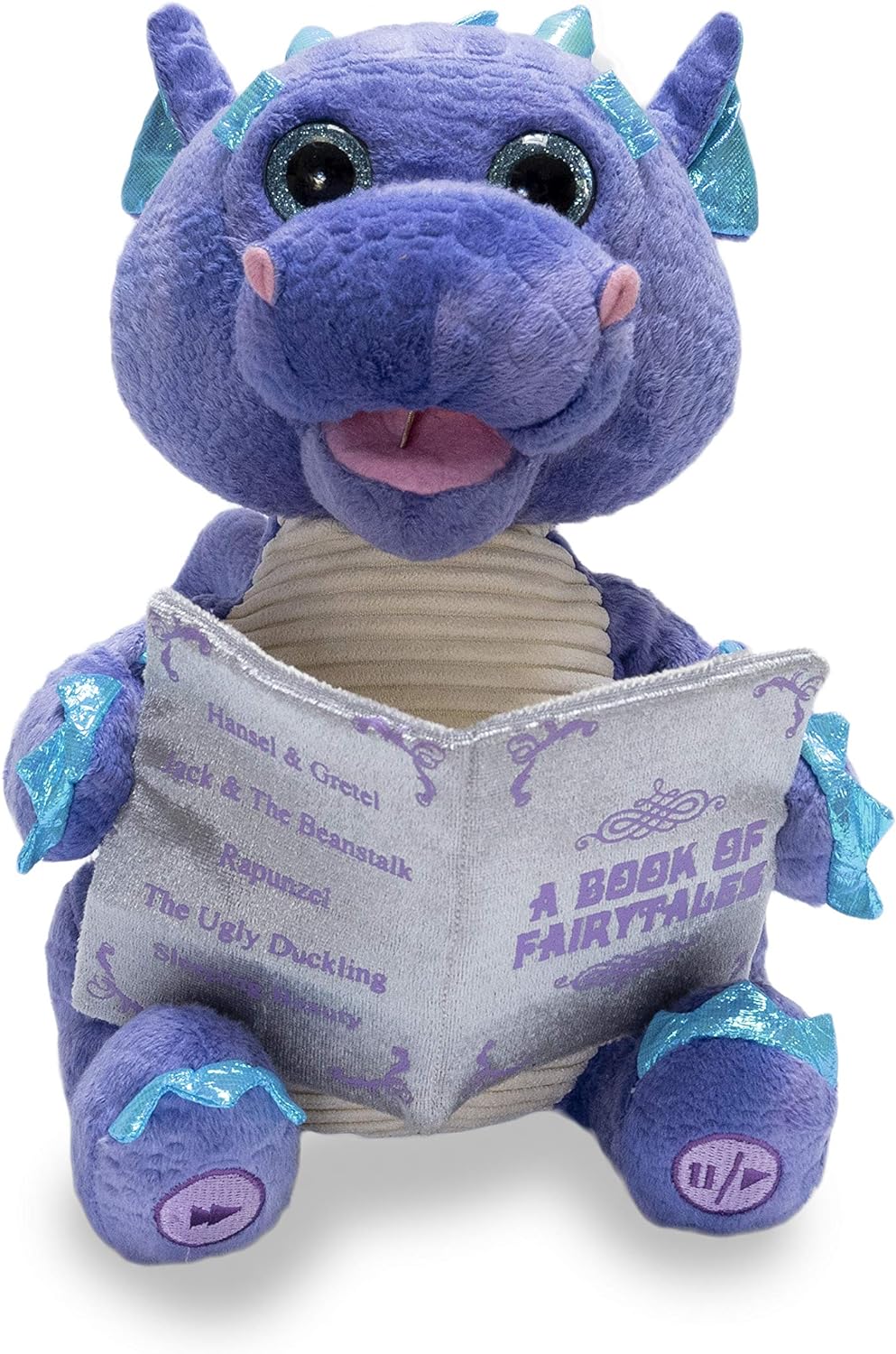 Stuffed Dragon that reads fairy tales