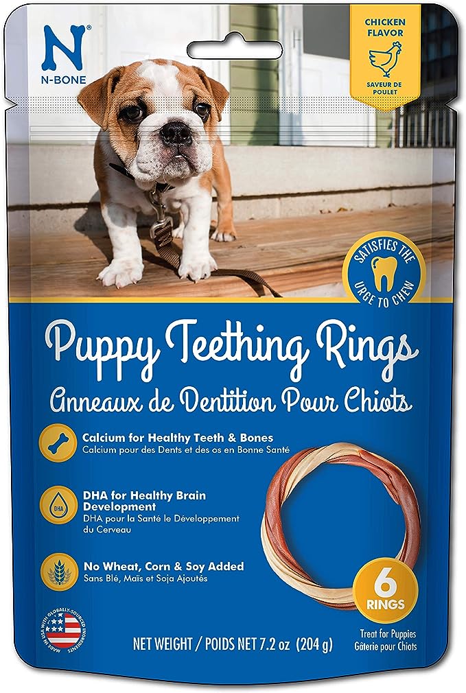 A bundle of adorable puppy teething rings, perfect for soothing your furry friend's teething discomfort. 🐶🦴 #PuppyTeethingRings